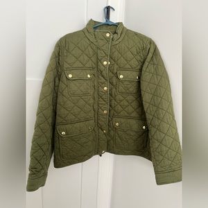 JCrew Green Riding Jacket